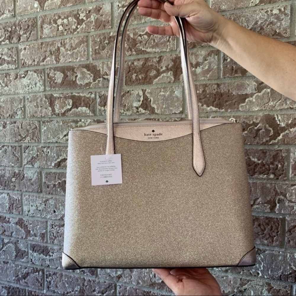 OFFERS? NEW Kate Spade Glitter Totebag
